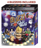 BUZZ!: Quiz World + 4 Wireless Buzzer + Empfänger (US)