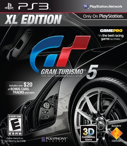 Gran Turismo 5 XL Edition (US) — XL Edition