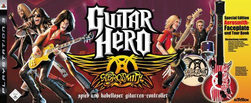 Guitar Hero: Aerosmith + Spiel + Gitarre
