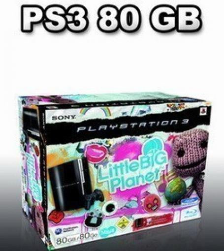 Konsole FAT 80GB + Little Big Planet + Original Controller