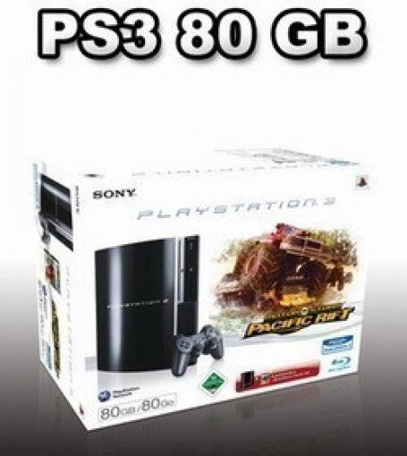 Konsole FAT 80GB + Motor Storm Pacific Rift + Original Controller