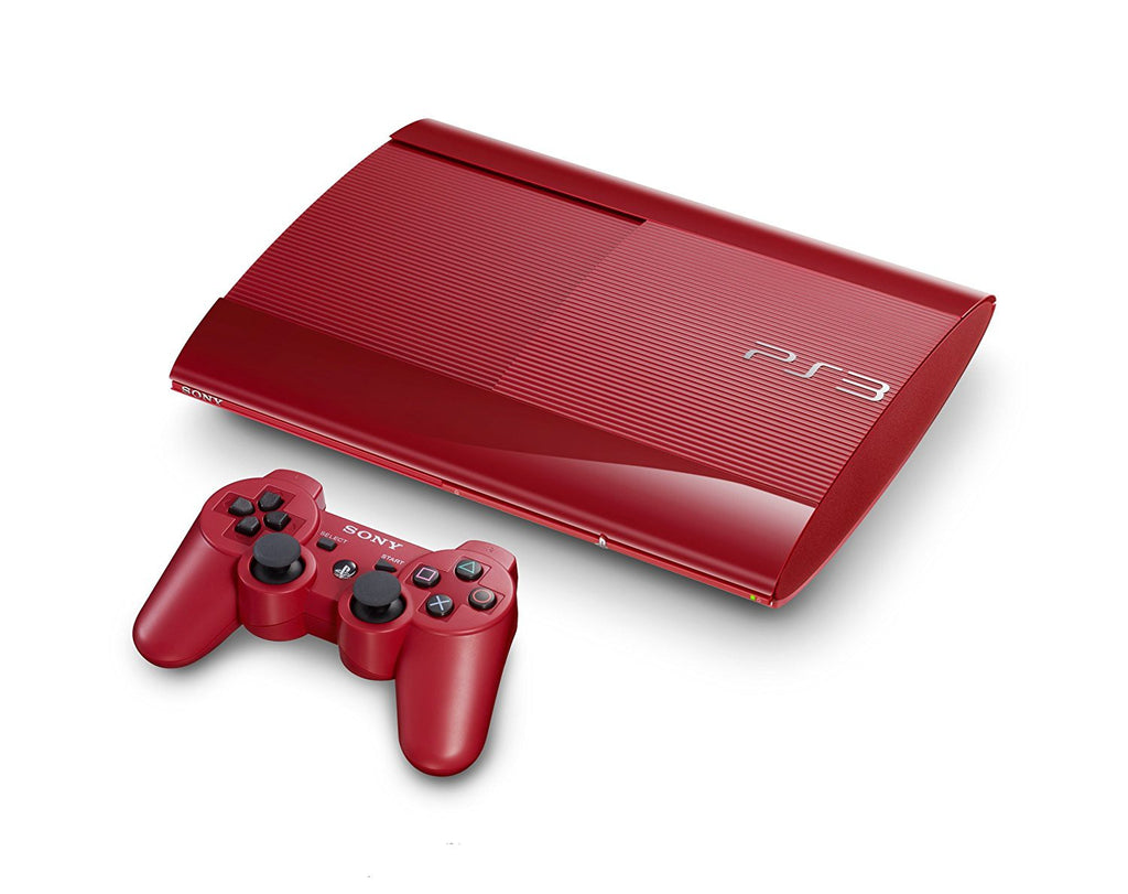 Konsole Super Slim 500GB rot + Original Controller