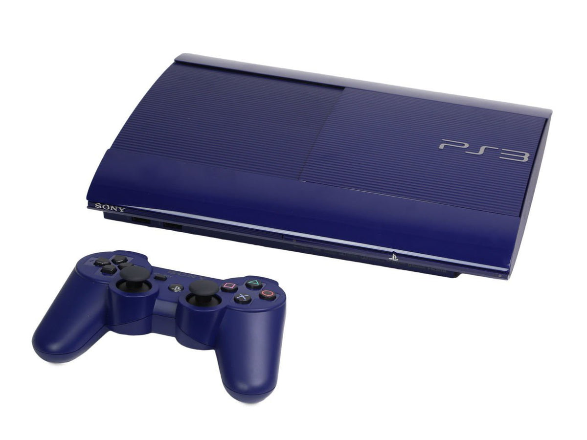 Konsole Super Slim 250GB blau + Original Controller