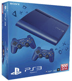 Konsole Super Slim 500GB blau + 2 Original Controller