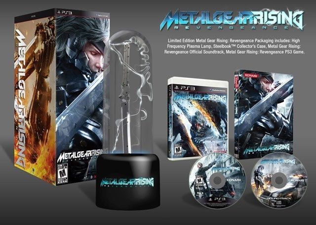 Metal Gear Rising: Revengeance + Lampe, Steelbook & OST (US) — Limited Edition
