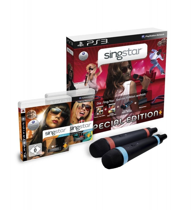 SA 2158: SingStar Special Edition + Spiel + 2 Mikrofone — Big Box