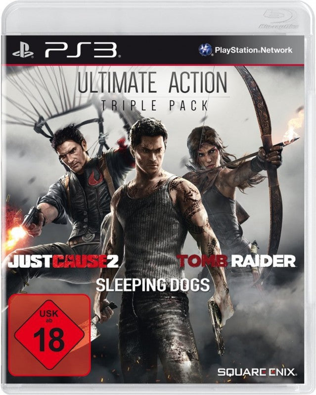 Ultimate Action Triple Pack: Tomb Raider + Just Cause 2 + Sleeping Dogs (DE)
