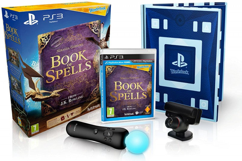 Wonderbook: Das Buch der Zaubersprüche / Book of Spells + Move Controller + Kamera + Buch (GB)