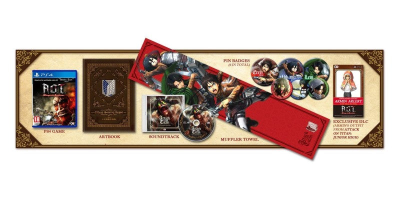 A.O.T. / Attack on Titan: Wings of Freedom Treasure Box Edition — Treasure Box Edition