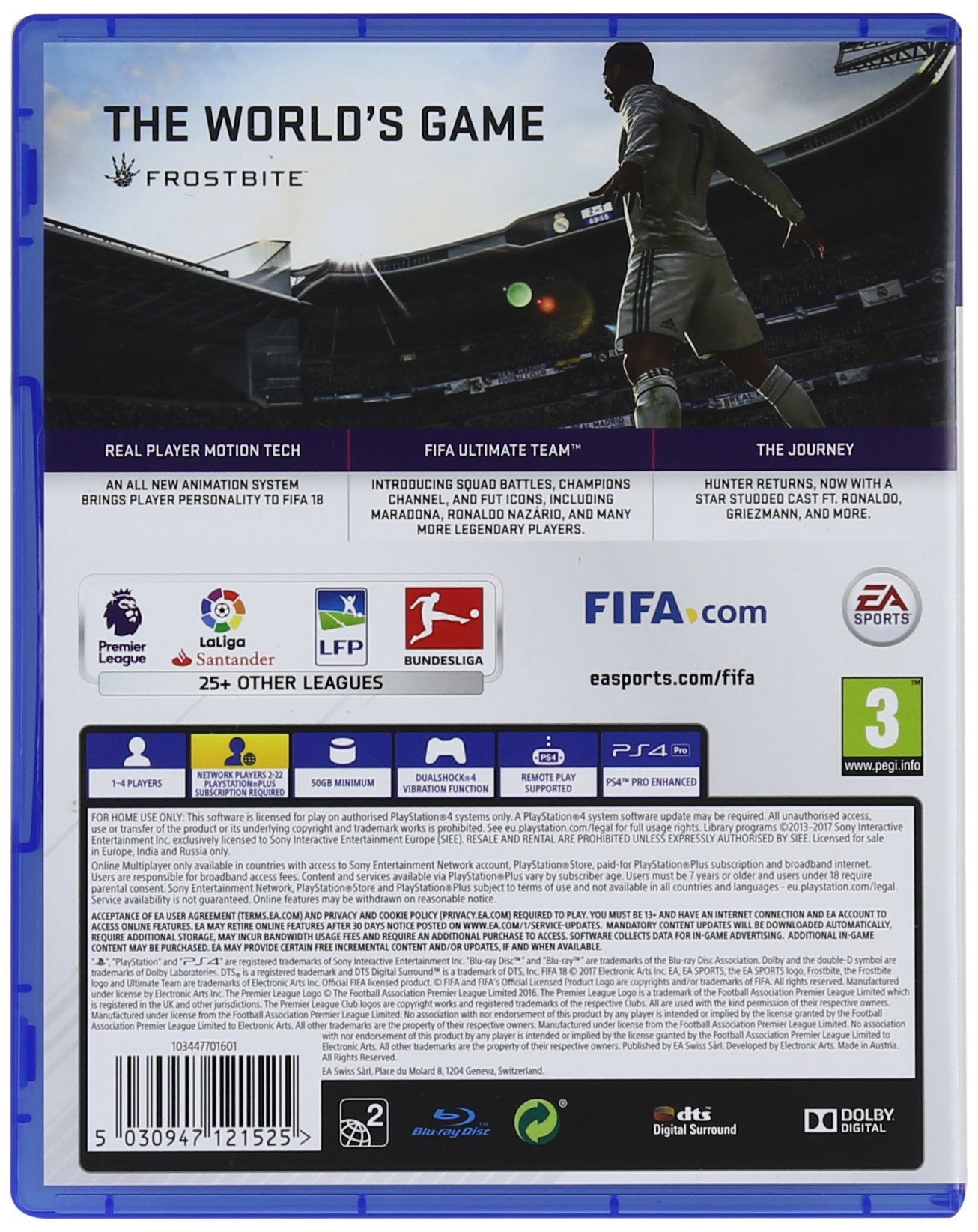 FIFA 18 Ultimate Team (DE) — Steelbook