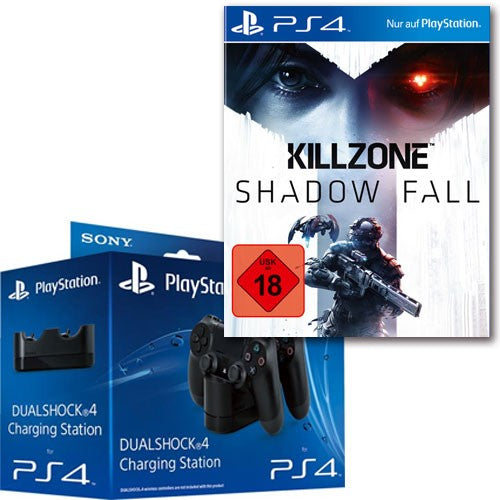 Killzone: Shadow Fall + orig. Dual Charging Station / Ladestation für 2 Controller (DE)