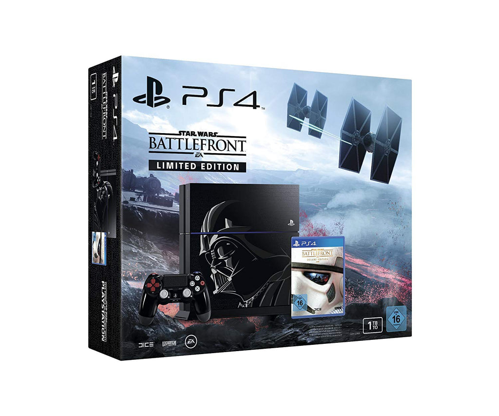Konsole 1TB + Spiel + Original Controller Darth Vader Star Wars Battlefront (EU) — Limited Edition