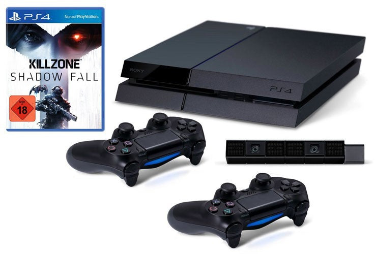Konsole 500GB + Spiel + 2 Originale Controller + Kamera Killzone Shadowfall Edition