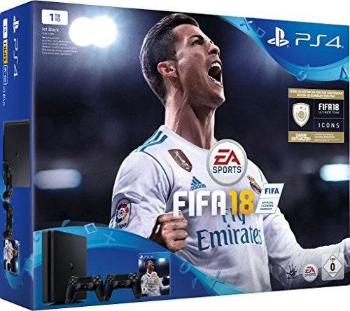 Konsole Slim 1TB + FIFA 18 + Original Controller