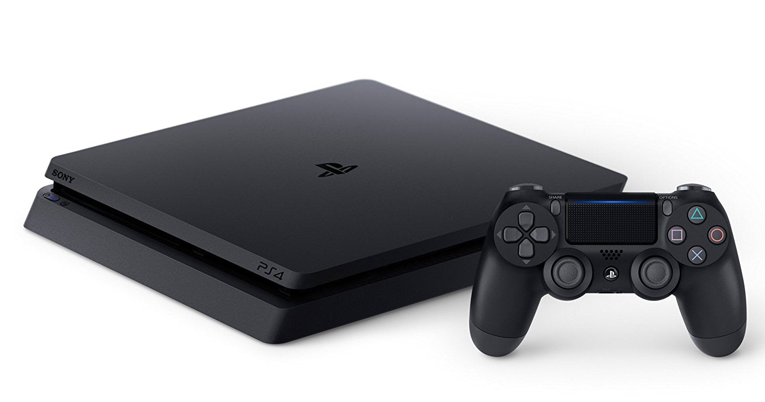 Konsole Slim 1TB schwarz + Original Controller