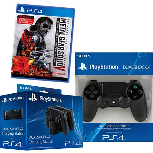 Metal Gear Solid V: The Definitive Experience + orig. Wireless Controller + orig. Ladestation