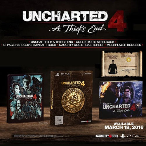 Uncharted 4: A Thief's End Limited (AT) — Steelbook