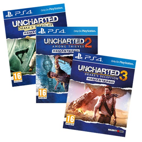 Uncharted Triple Pack 1-3 (AT) — Remastered