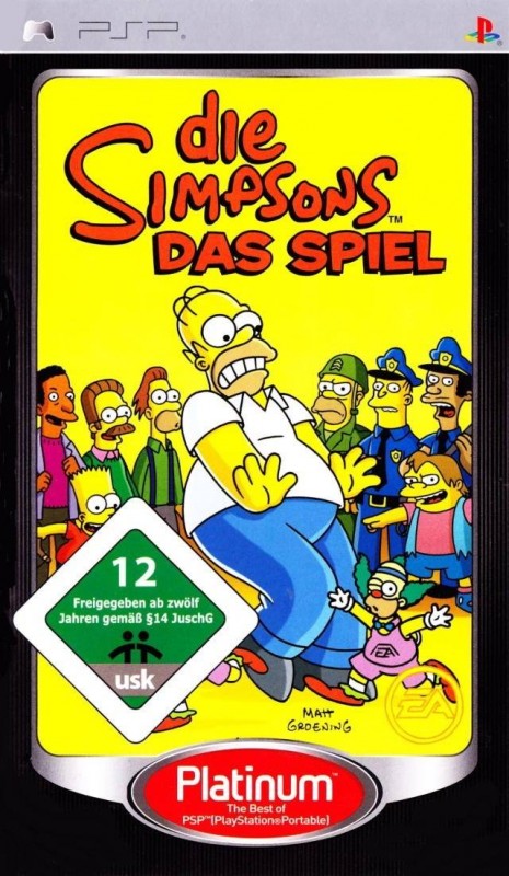 Die Simpsons: Das Spiel (DE) — Platinum