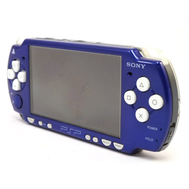 Konsole Slim & Lite 2000er Custom Mod blau-silber + Netzteil