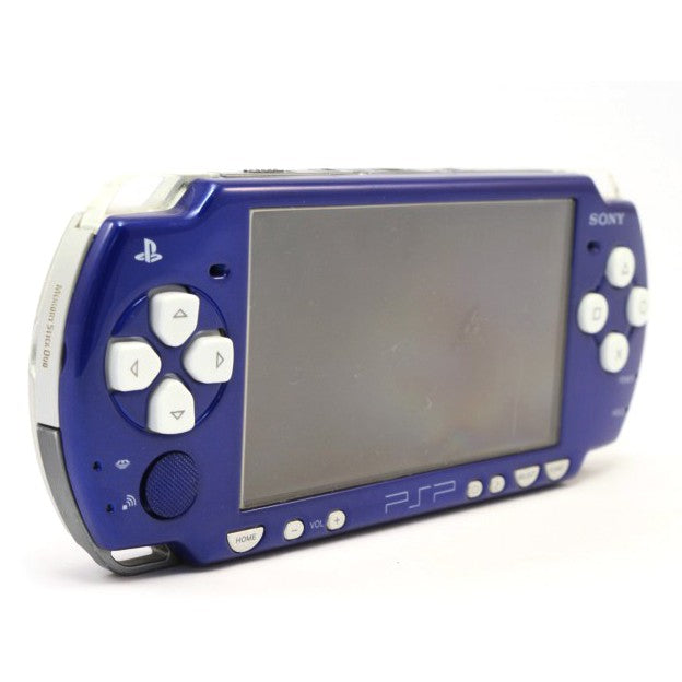 Konsole Slim & Lite 2000er Custom Mod blau-silber + Netzteil