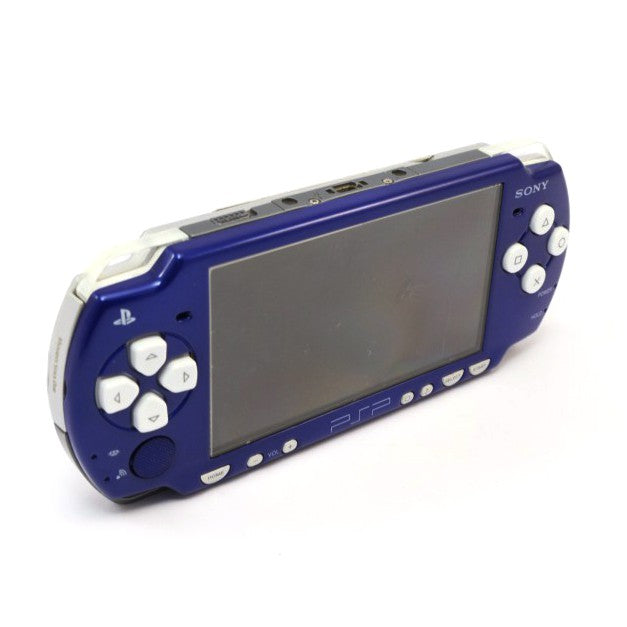 Konsole Slim & Lite 2000er Custom Mod blau-silber + Netzteil