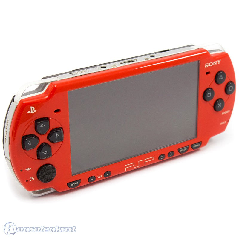 Konsole Slim & Lite 2004 Deep Red / rot + Netzteil