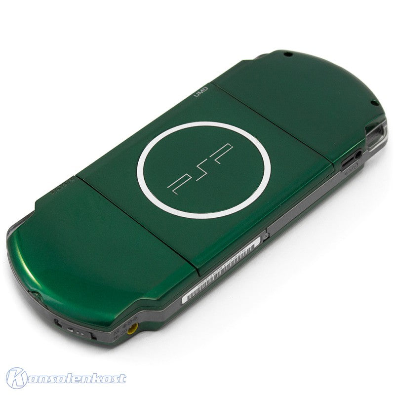 Konsole Slim & Lite 3000er Metal Gear Solid Peace Walker Edition dunkelgrün Entertainment Pack + Netzteil