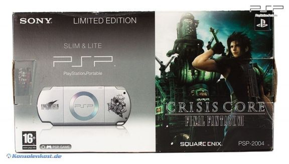 Konsole Slim & Lite 2004 Final Fantasy VII Crisis Core Edition + Netzteil — Final Fantasy VII Crisis Core Edition