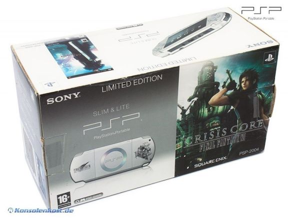 Konsole Slim & Lite 2004 Final Fantasy VII Crisis Core Edition + Netzteil — Final Fantasy VII Crisis Core Edition