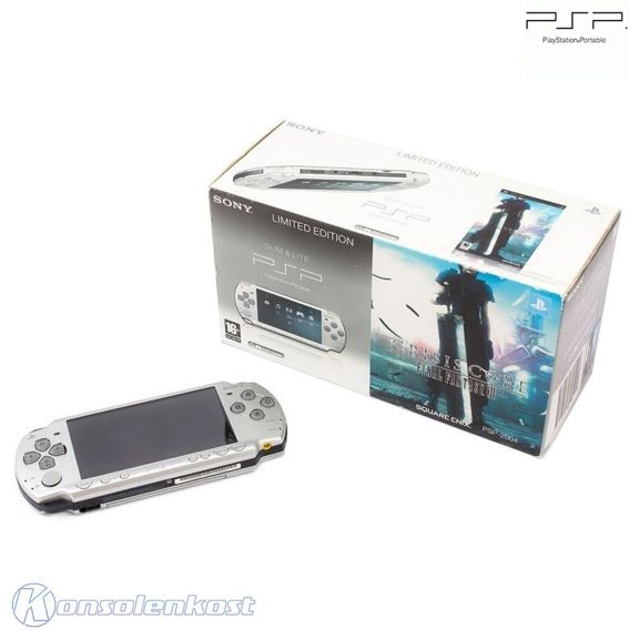 Konsole Slim & Lite 2004 Final Fantasy VII Crisis Core Edition + Netzteil — Final Fantasy VII Crisis Core Edition