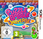 Das Cover von Puzzle Bobble Universe für Nintendo 3DS zeigt den Titel, USK ab 0 und PEGI 3.