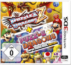 Das Cover von Puzzle & Dragons Z + Puzzle & Dragons Super Mario Bros. Edition zeigt Mario, Luigi und andere Charaktere.