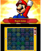 Mario führt in Puzzle & Dragons Z + Puzzle & Dragons Super Mario Bros. Edition für Nintendo 3DS einen Super Jump aus.