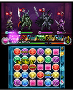 In Puzzle & Dragons Z + Puzzle & Dragons Super Mario Bros. Edition für Nintendo 3DS kämpfen vier Figuren.