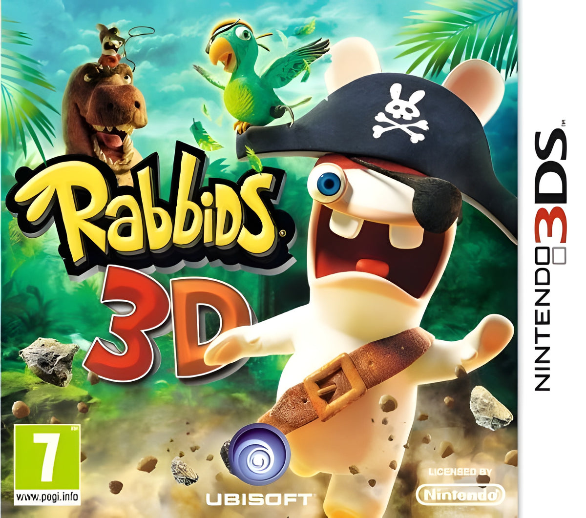 Das Cover von Rabbids 3D für Nintendo 3DS