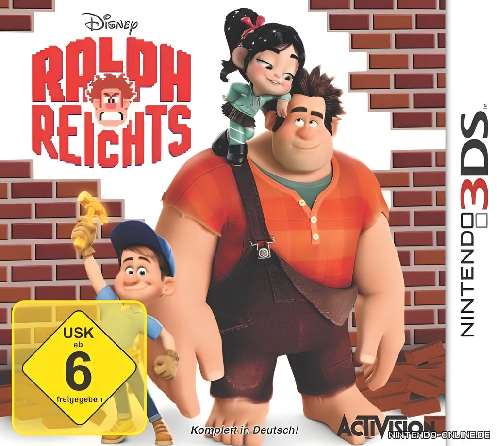 Das Cover von Ralph Reicht's / Wreck-It Ralph für Nintendo 3DS