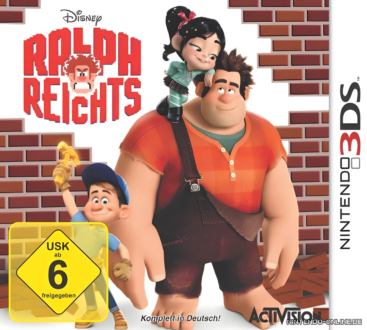 Das Cover von Ralph reichts für Nintendo 3DS