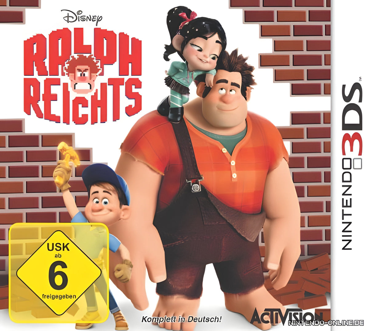 Das Cover von Ralph reichts für Nintendo 3DS