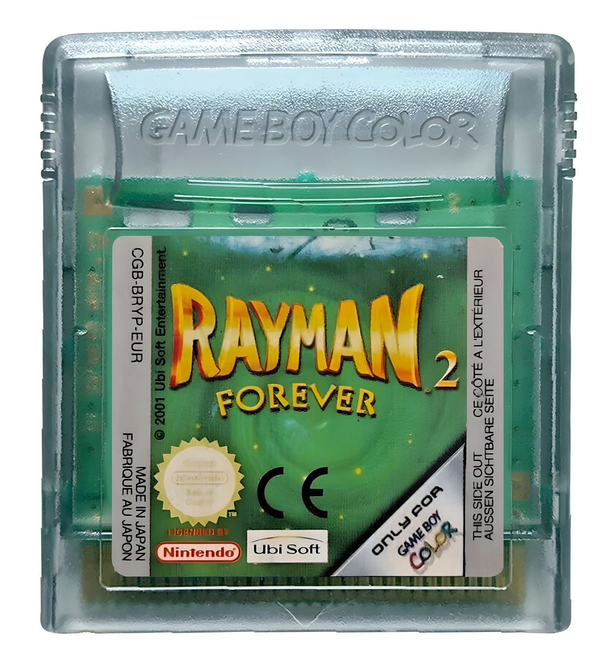 Das Modul von Rayman 2 Forever für GameBoy Color