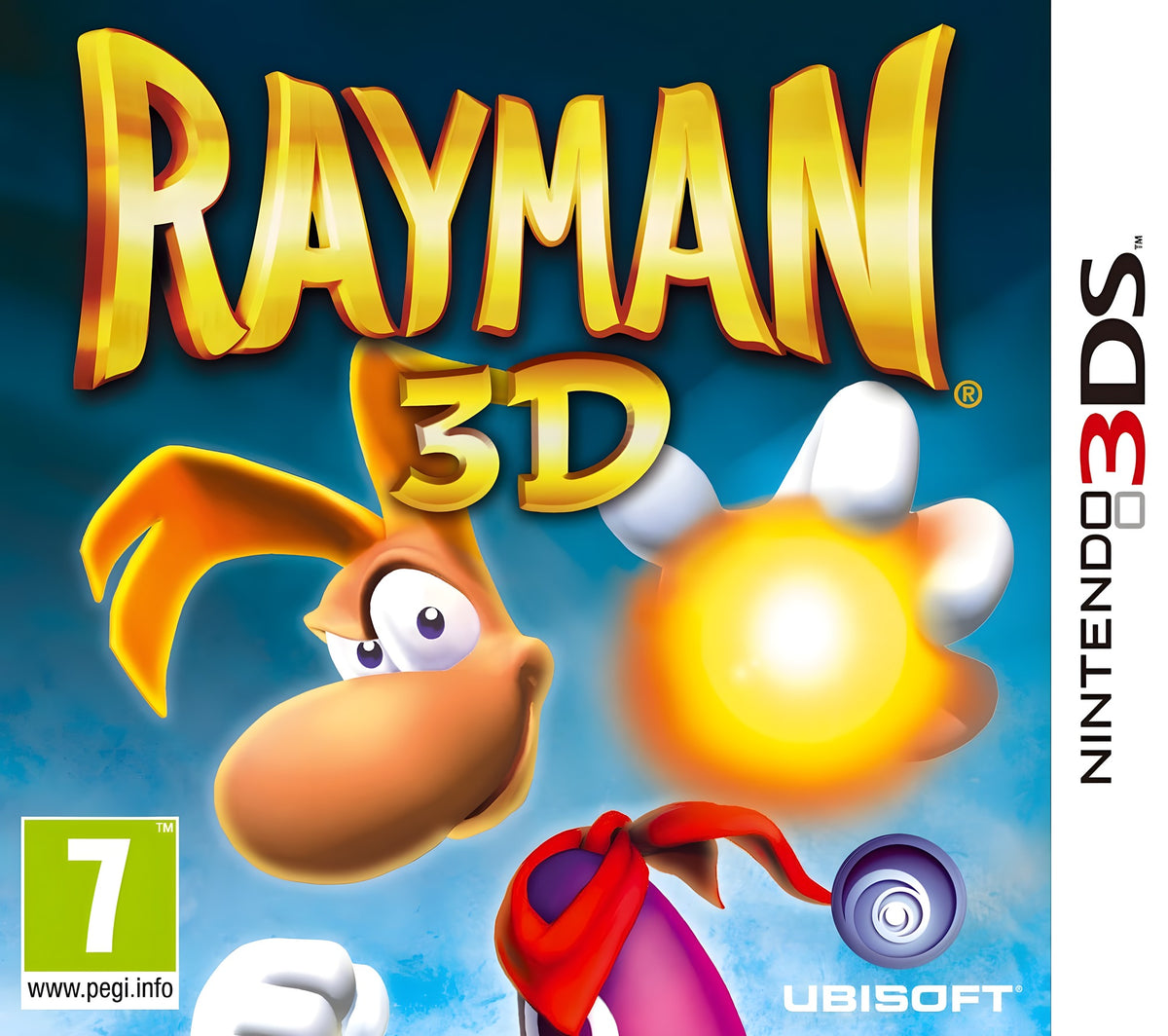 Das Cover von Rayman 3D für Nintendo 3DS