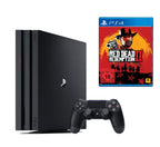 Konsole Pro 1TB schwarz + Red Dead Redemption 2 + Original Controller