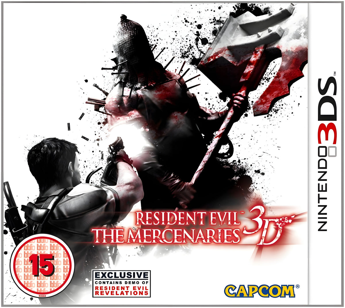 Das Cover von Resident Evil: The Mercenaries 3D für Nintendo 3DS