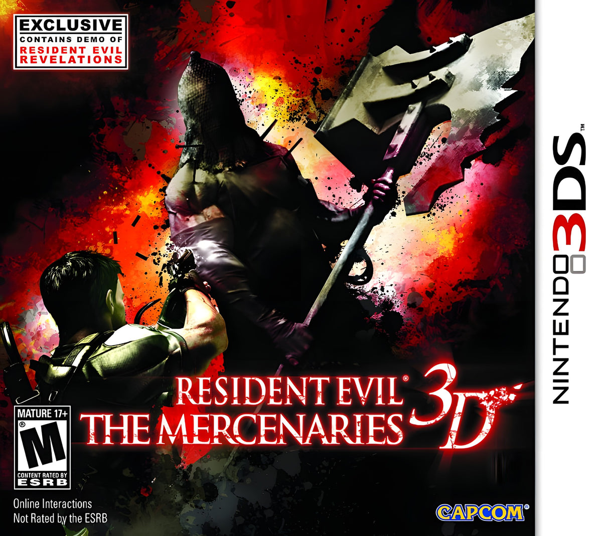 Das Cover von Resident Evil: The Mercenaries 3D für Nintendo 3DS