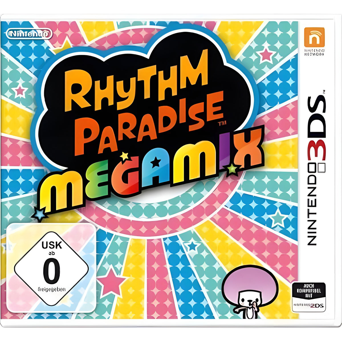 Das Cover von Rhythm Paradise: MegaMix für Nintendo 3DS