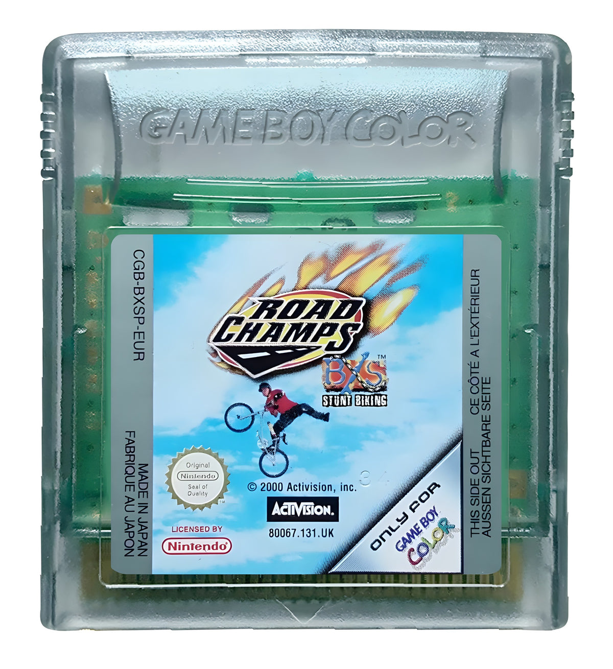 Das Modul von Road Champs für GameBoy Color