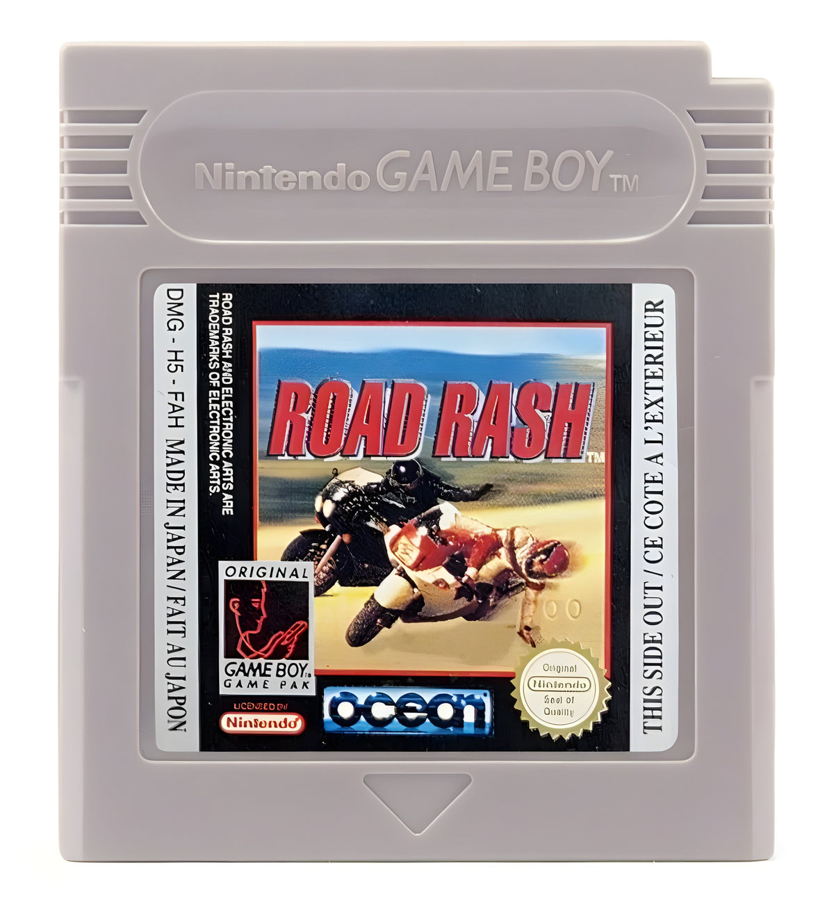 Das Modul von Road Rash für GameBoy