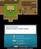 In RPG Maker Fes sind drei Charaktere in einem Haus mit Holzfußboden zu sehen.