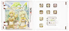 Die geöffnete Hülle von Rune Factory 4 zeigt links die Anleitung und rechts das Modul mit Charakterbildern.