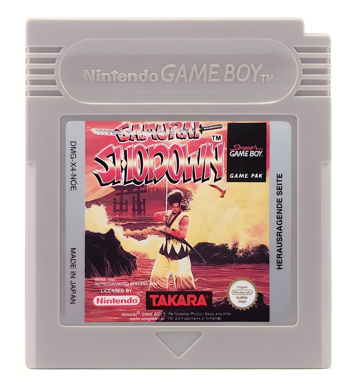 Das Modul von Samurai Shodown für GameBoy